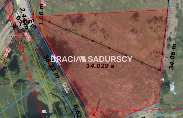 Atrakcyjna działka w Krakowie w spokojnej okolicy