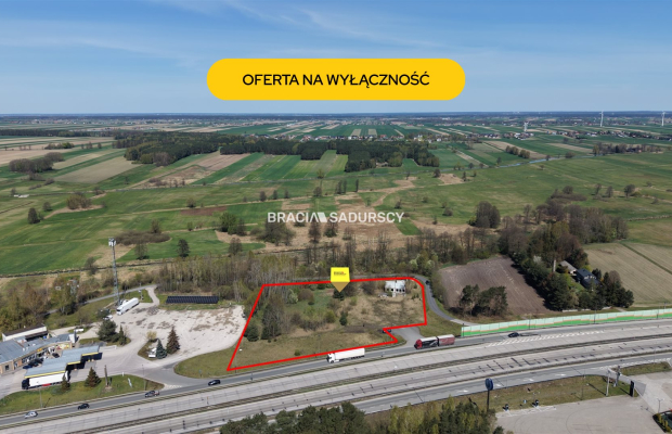 Teren inwestycyjny | zjazd z S8 | 9 459 m²
