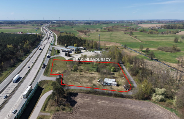 Teren inwestycyjny | zjazd z S8 | 9 459 m²