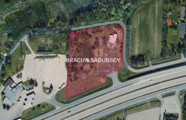 Teren inwestycyjny | zjazd z S8 | 9 459 m²