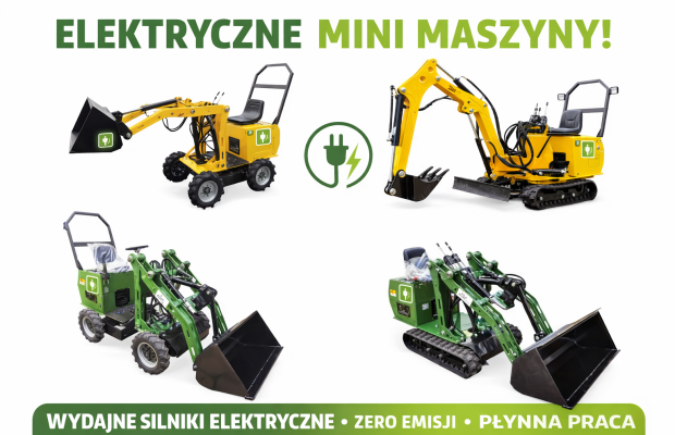 Elektryczna E Ładowarka E Koparka NOWE 2026 | Prosto od Producenta JSB MINI