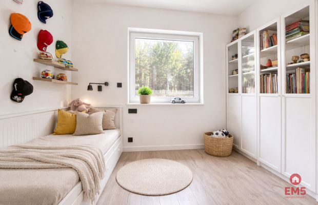 Dom w otulinie lasu blisko miasta