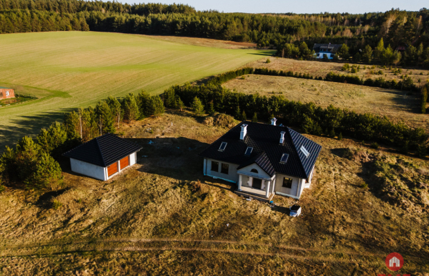 Dom 190 m² w stanie surowym – duża działka 5000 m²