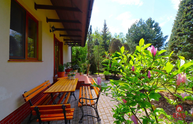 Dom z dużym ogrodem