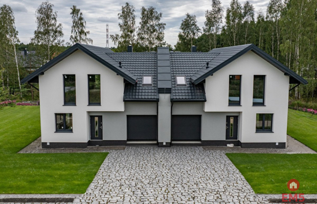 Nowoczesne domy w zabudowie bliźniaczej Olmonty