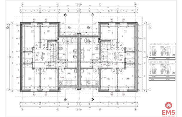 Nowoczesne domy w zabudowie bliźniaczej Olmonty