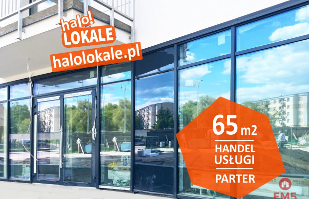 Nowy lokal 65 m2 parter, centrum