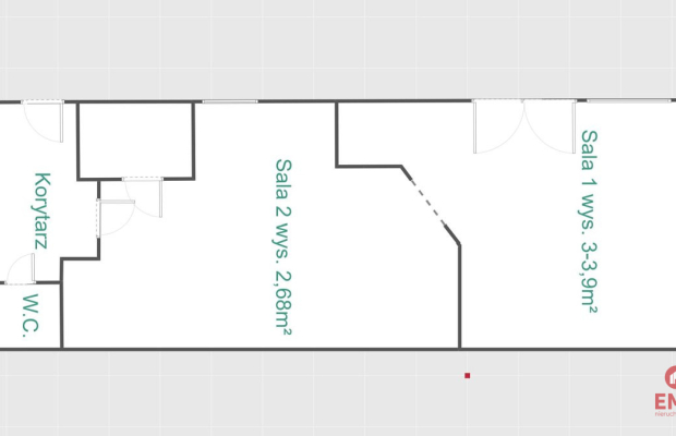 Pawilon usługowo-handlowy 70 m2