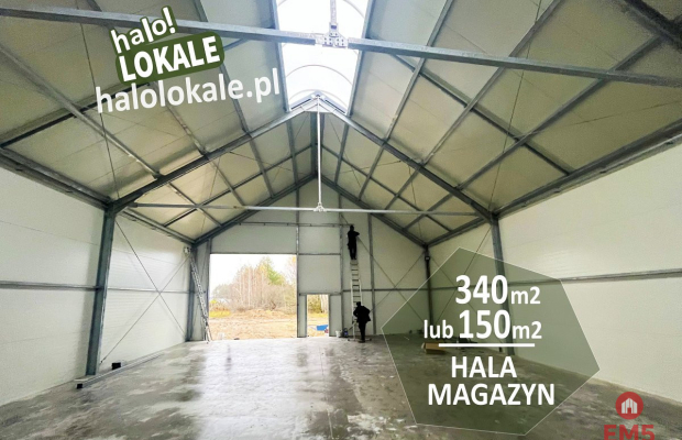 Hala pod miastem 150-350 m2