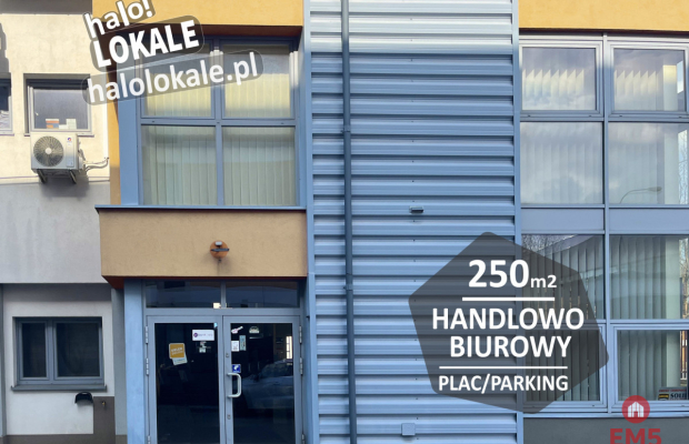 Powierzchnia handlowo biurowa z placem