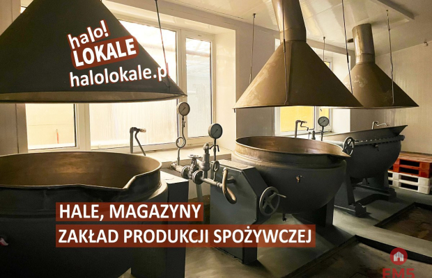 Okazja. Zakład spożywczy, hale i magazyny
