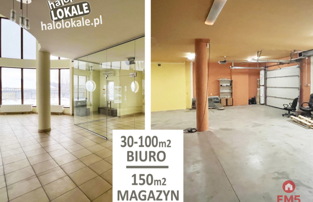 Biura z magazynem do wynajęcia