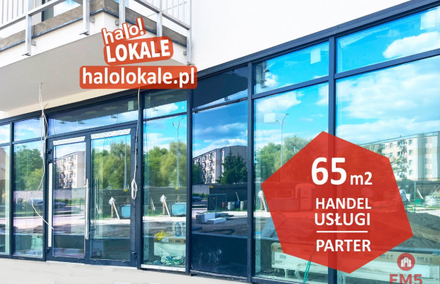 Nowy lokal 65 m2 parter, centrum