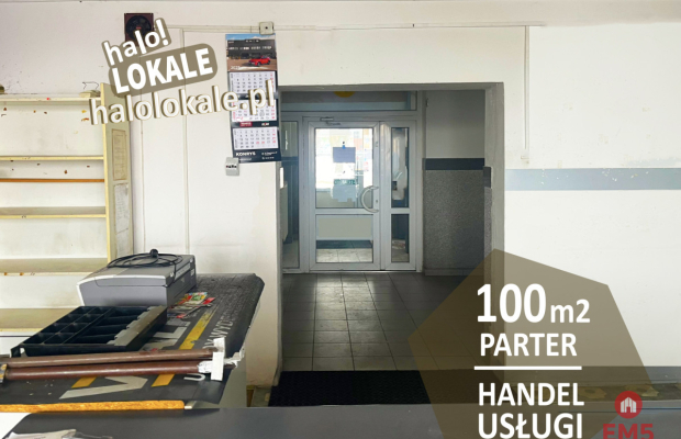 Lokal handlowo usługowy 100m2