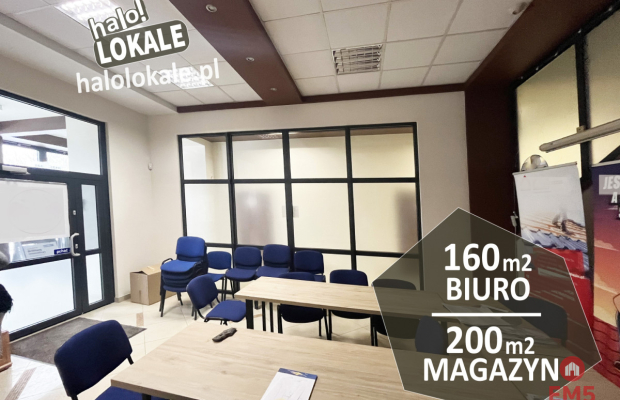 Powierzchnie biurowe i magazyn