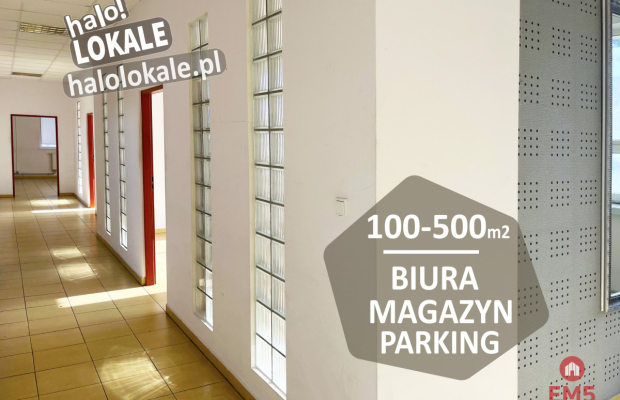 Biuro, magazyn, parking
