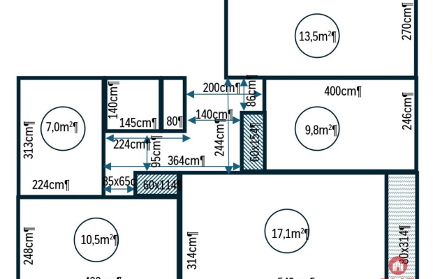 Mieszkanie 4 pokojowe Centrum Suwałk