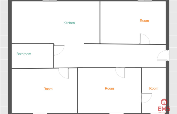 4 pokoje parter Mieszka I