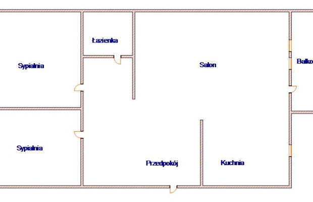 3 pokojowe  dwustronne mieszkanie z garażem