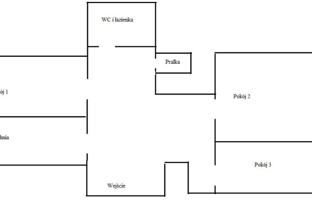 Mieszkanie 3 pokojowe parter w Augustowie