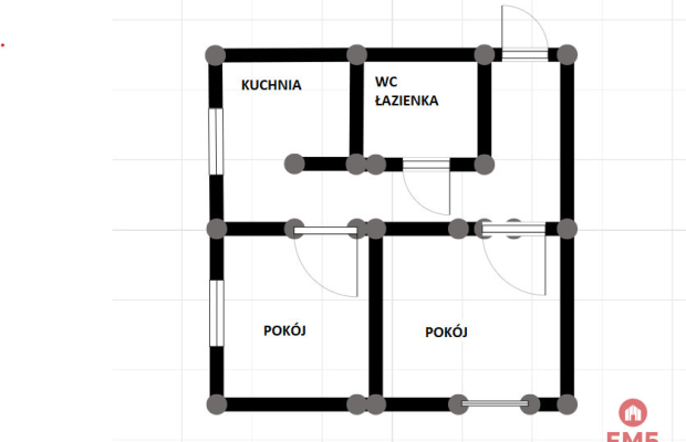 2 pokojowe mieszkanie os. Bojary