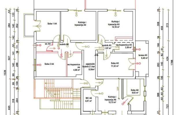 Chorwacja Pag apartament 3 pokoje