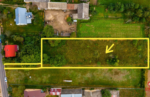 Działka pod lasem, blisko Białegostoku.