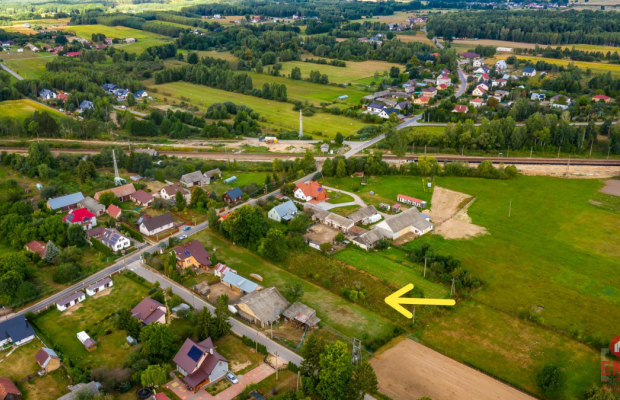 Działka pod lasem, blisko Białegostoku.