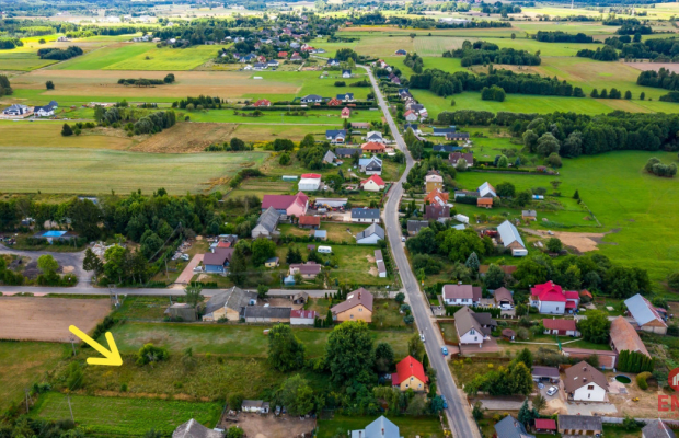 Działka pod lasem, blisko Białegostoku.