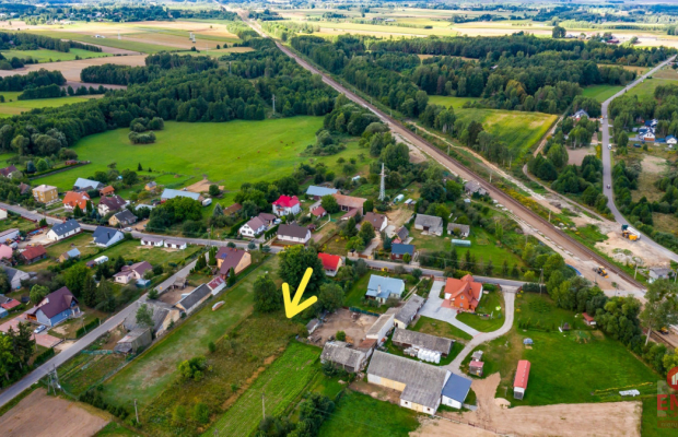 Działka pod lasem, blisko Białegostoku.