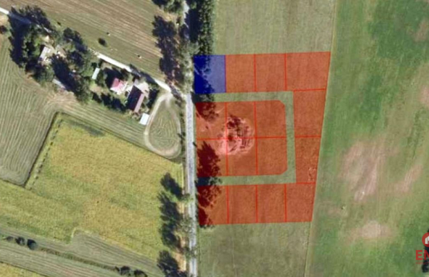 Działka budowlana 1000 m2, Rafałówka