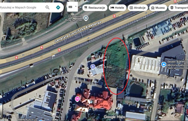 Działka usługowa 3000 m2