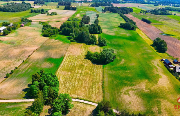 Działka nad jeziorem