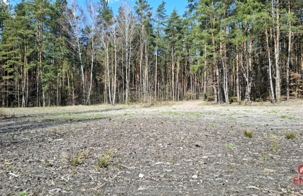 Działka budowlana pod lasem. 1085 m2