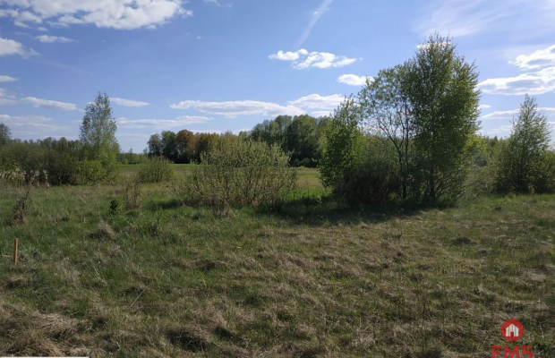 Działka inwestycyjna w pobliżu lasu.