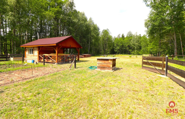 Działka budowlana, staw, ogrodzenie