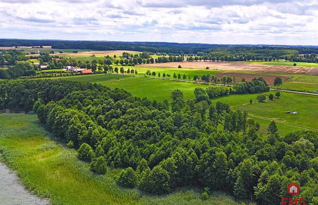 Działka budowlana na Szlaku WJM - jezioro Harsz.