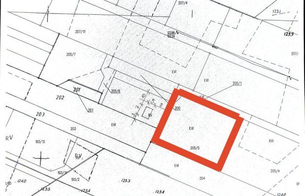 Działka w środku lasu