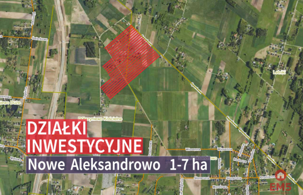 Tereny inwestycyjne w Nowym Aleksandrowie