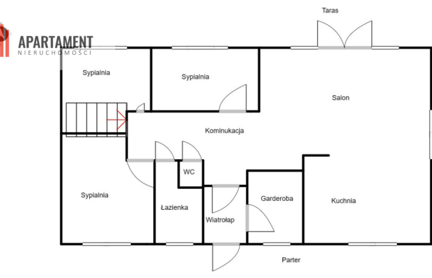 Piękny dom w stanie deweloperskim .