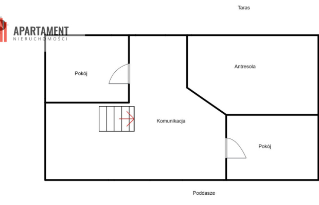 Piękny dom w stanie deweloperskim .