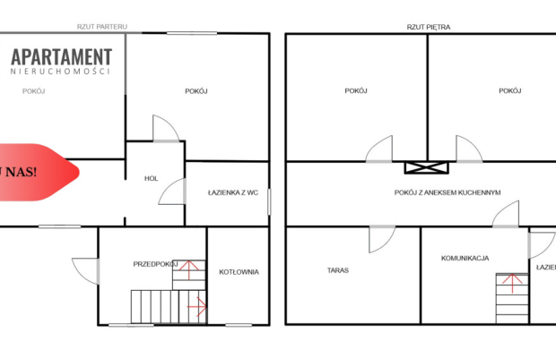 * Przestronny dom na dużej działce dla 2 rodzin