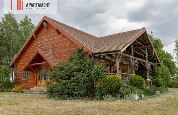 Klimatyczny Dom z bali drewnianych!