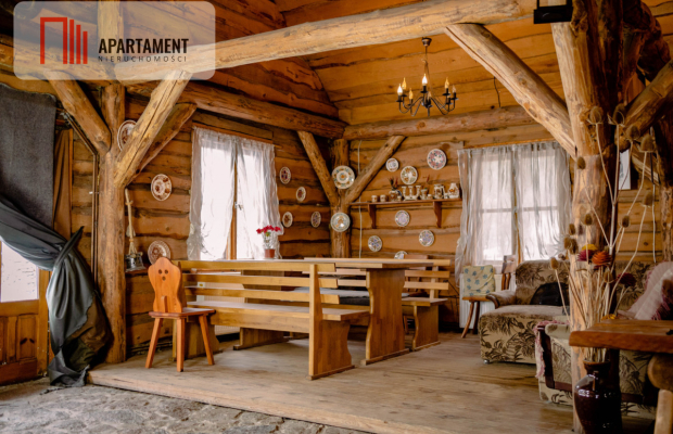 Klimatyczny Dom z bali drewnianych!