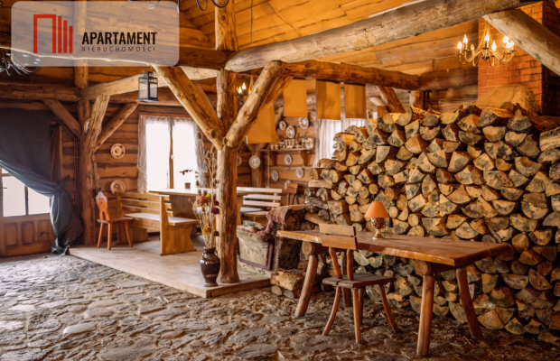 Klimatyczny Dom z bali drewnianych!