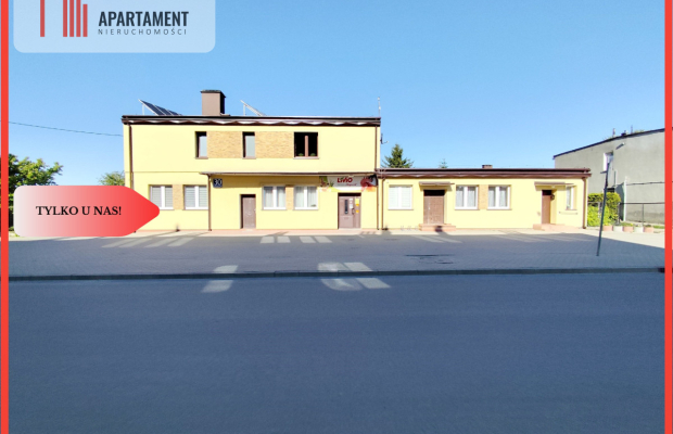 Cztery mieszkania i lokal handlowy w Miastku.