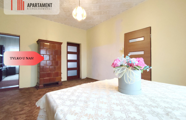 DOM Z DUŻĄ DZIAŁKĄ, DO REMONTU 3 KM OD JEZIORA!