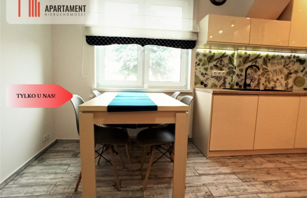 Dom po remoncie z budynkami usługowymi w centrum