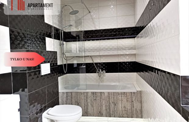 Dom po remoncie z budynkami usługowymi w centrum