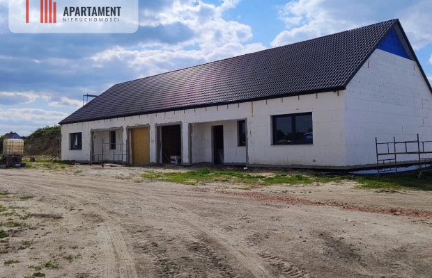 Bliźniak 117m2+poddasze 63m2+ogód do 333m2+garaż